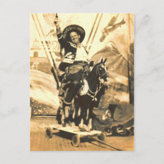 POSTAL HELL ON WHEELS POSTCARD
