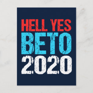 Postal Hell Yes Beto 2020