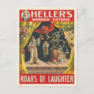 Postal Hellers Wonder Coterie Vintage afiche