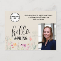 Hello Spring Floral Real Estate Marketing