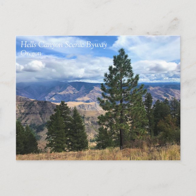 Postal Hells Canyon Scenic Byway, OR (Anverso)