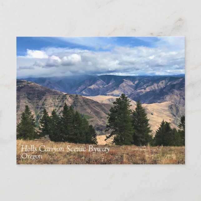 Postal Hells Canyon Scenway, OR (Anverso)