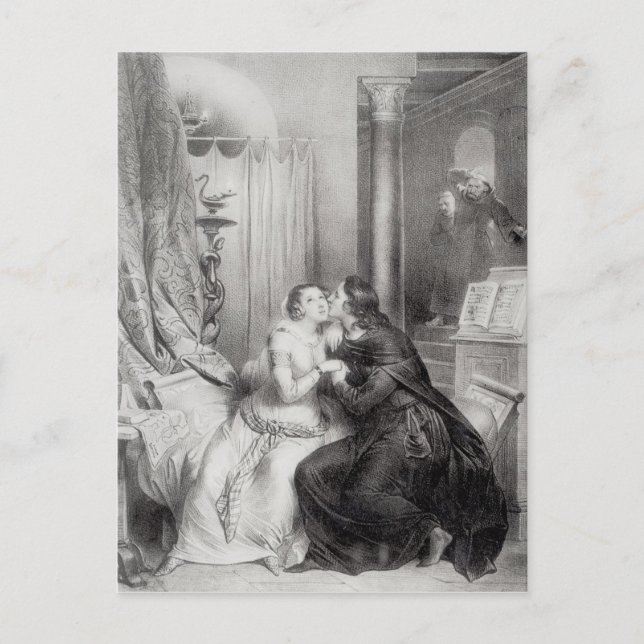 Postal Heloise y Abelard (Anverso)