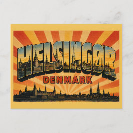 Postal Helsingør Dinamarca Castillo de Kronborg