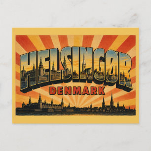 Postal Helsingør Dinamarca Castillo de Kronborg