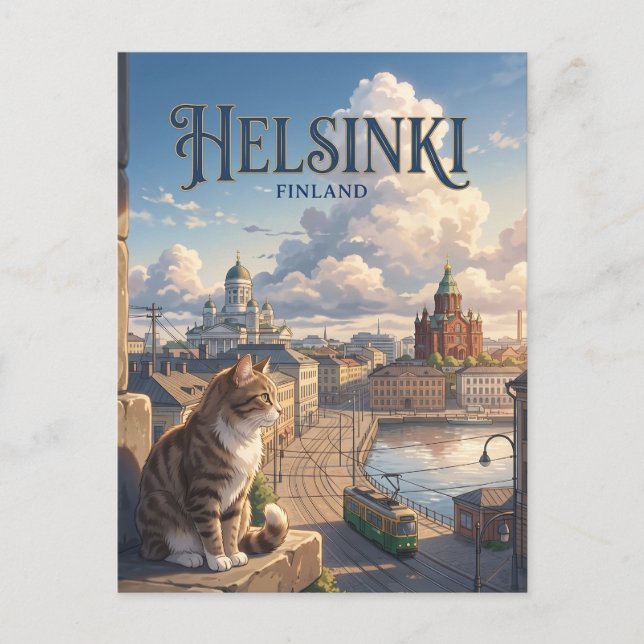 Postal Helsinki Finlandia (Anverso)