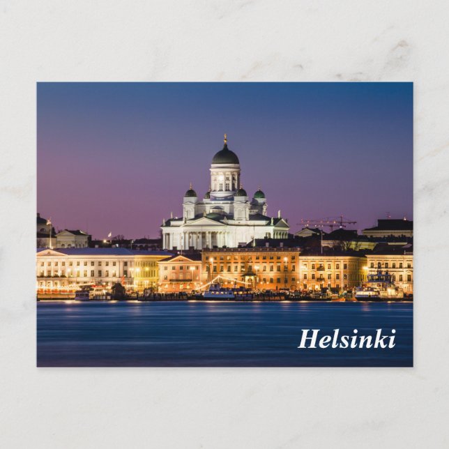 Postal Helsinki (Finlandia) (Anverso)