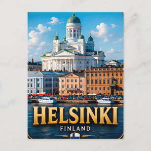 Postal Helsinki Finlandia Escape Capital Nórdico 🌊