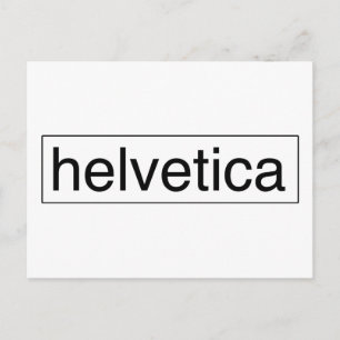 Postal helvetica