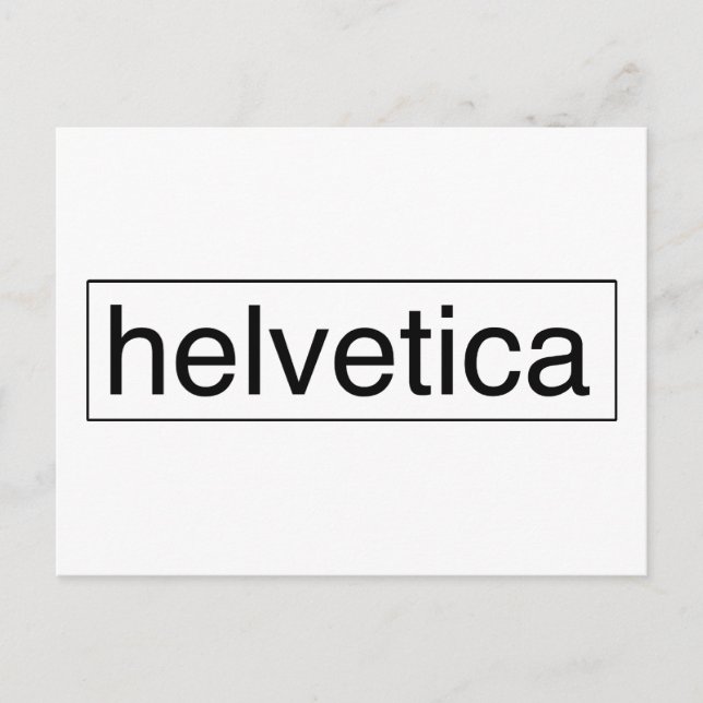 Postal helvetica (Anverso)