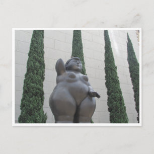 Postal hembra botero