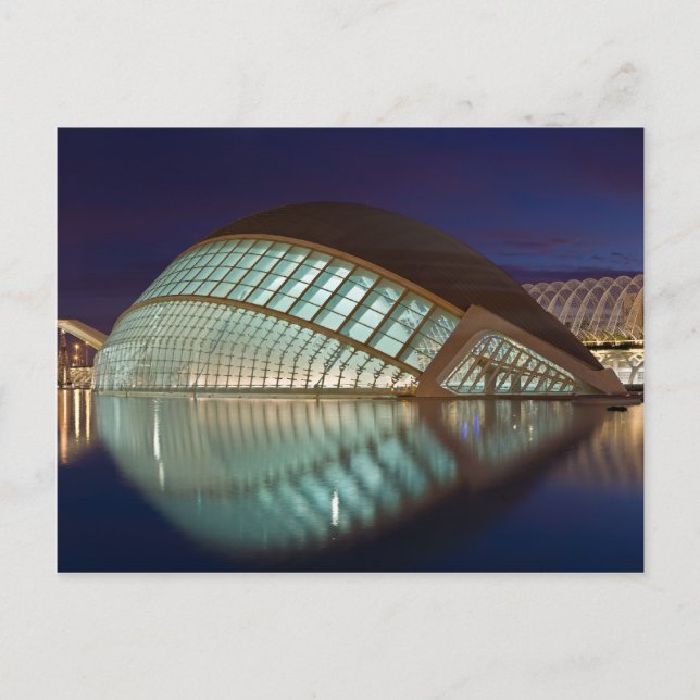 Postal Hemisférico en Valencia España (Anverso)