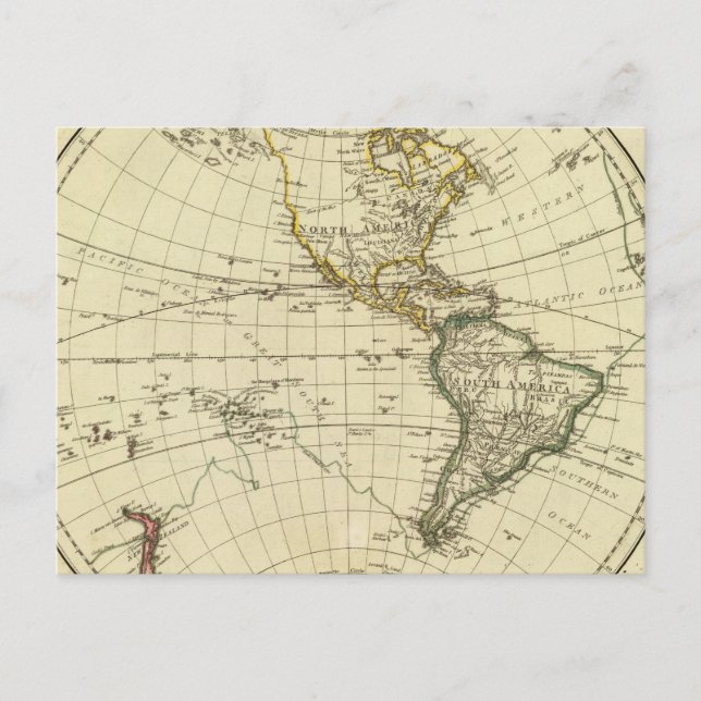 Postal Hemisferio Occidental 11 (Anverso)