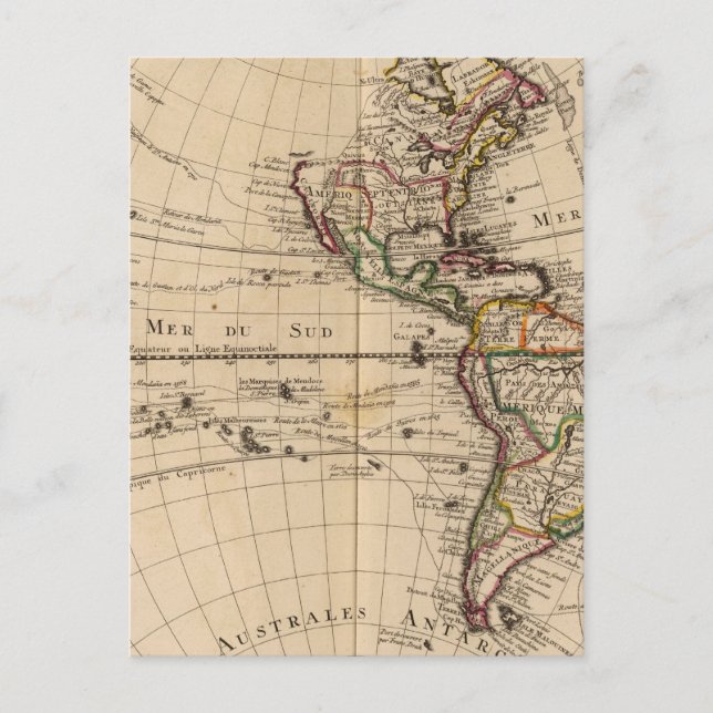 Postal Hemisferio Occidental 3 (Anverso)