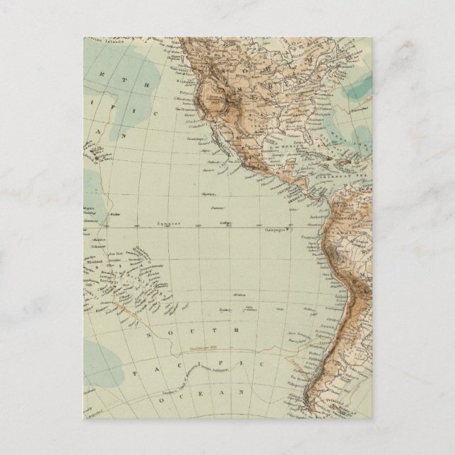 Postal Hemisferio Occidental 3 (Anverso)