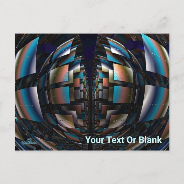 Postal Hemisferios Concéntricos (Anverso)