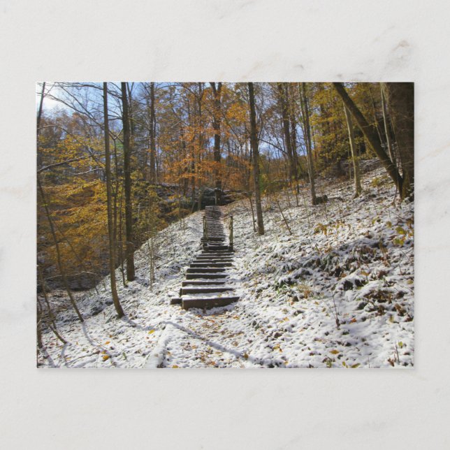 Postal Hemlock Cliffs, Indiana (Anverso)