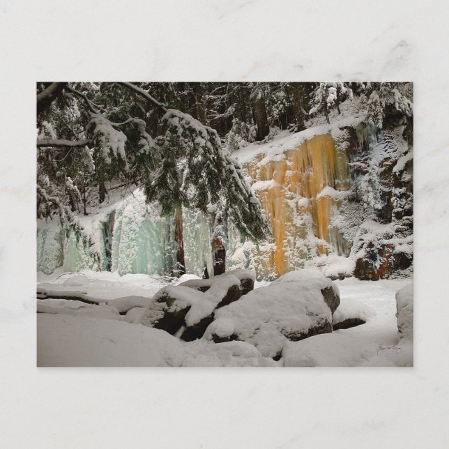 Postal Hemlock & Iceflow, Smart's Brook, Thornton, NH (Anverso)