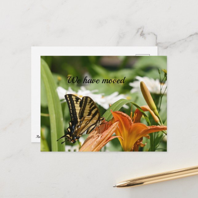 Postal Hemos Mudado La Postcard (Anverso/Reverso In Situ)