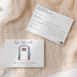 Postal Hemos Mudado Nuestra Nueva Dirección Pastel De Agu<br><div class="desc">Hágale saber a toda tu familia y amigos que te has mudado con esta invitación nueva de color pastel acuarela. Personaliza con todos tus nuevos detalles en la parte delantera y trasera de la tarjeta. #movinganuncio #newaddress #ournewh</div>