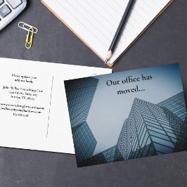 Postal Hemos trasladado al Personalizado de Edificios de 