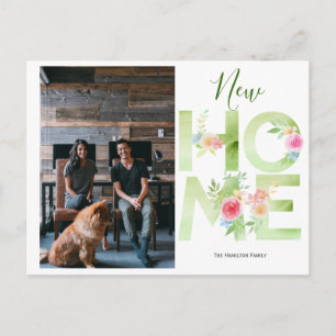 Postal Hemos trasladado la nueva foto de casa personaliza