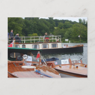 Postal Henley on Thames, barco tradicional