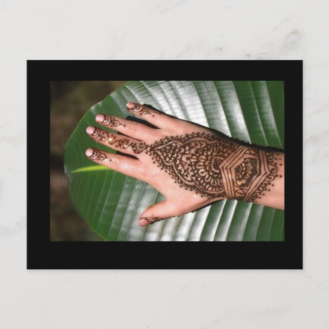 Postal Henna Bontanica (Anverso)