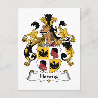 Postal Hennig Family Crest