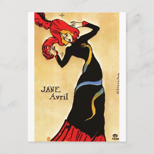 Postal Henri de Toulouse-Lautrec (Anverso)