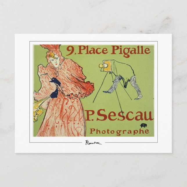 Postal Henri de Toulouse-Lautrec #205 - Postc Bella Artes (Anverso)