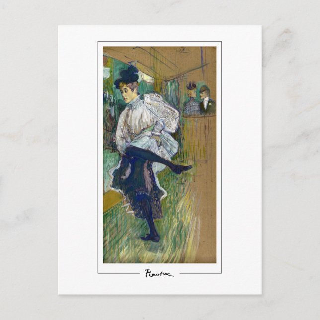 Postal Henri de Toulouse-Lautrec #20 - Bella Artes Postca (Anverso)