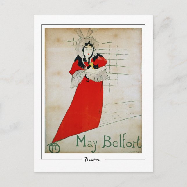 Postal Henri de Toulouse-Lautrec #328 - Postc Bella Artes (Anverso)