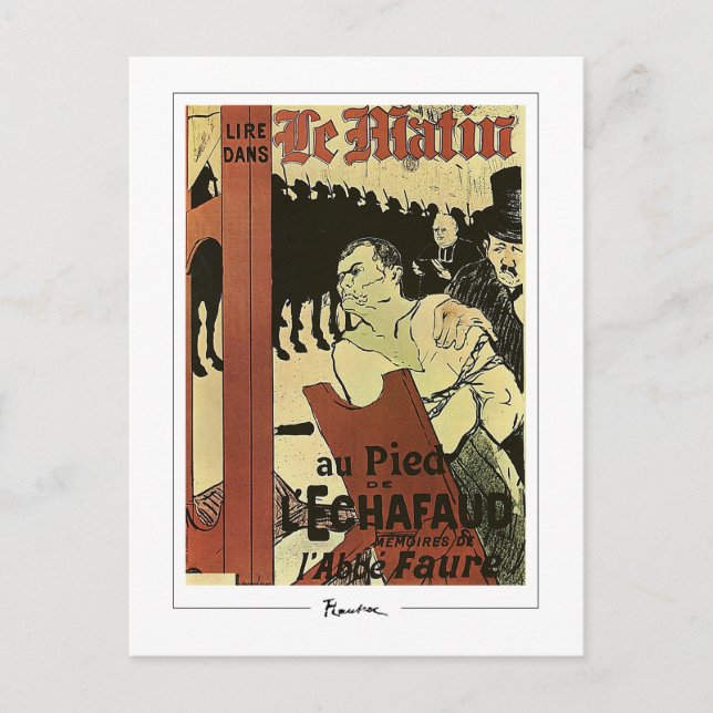 Postal Henri de Toulouse-Lautrec #88 - Bella Artes Postca (Anverso)