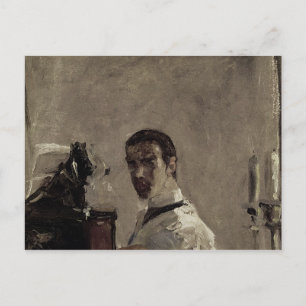 Postal Henri de Toulouse-Lautrec   Autorretrato, 1880