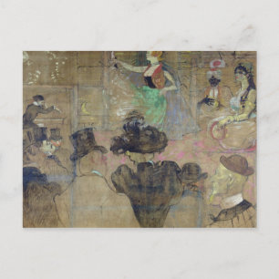 Postal Henri de Toulouse-Lautrec   Baile en el Rojo: