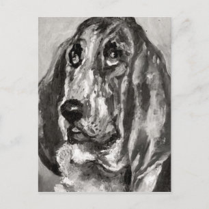 Postal Henri de Toulouse-Lautrec   Cabeza de un perro cor