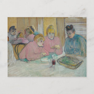 Postal Henri de Toulouse-Lautrec - Damas de Comedor