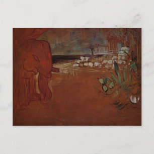 Postal Henri de Toulouse-Lautrec- Decoración india