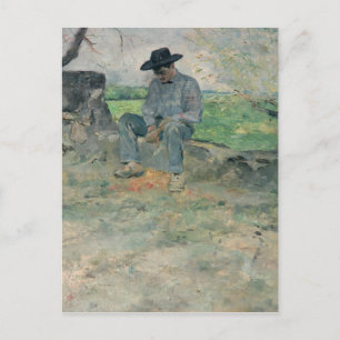 Postal Henri de Toulouse-Lautrec   Joven Routy en Celeyra