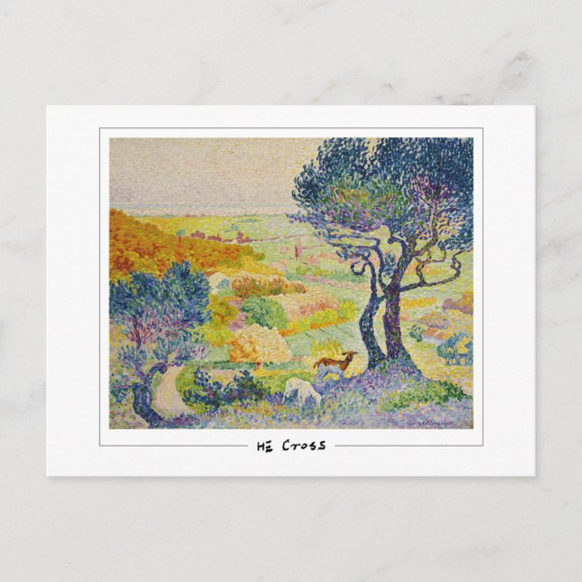 Postal Henri-Edmond Cross #7 - Postcard Bella Artes (Anverso)