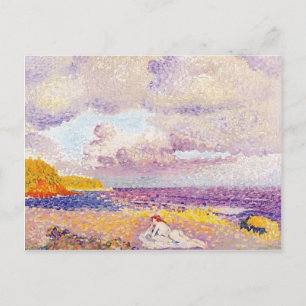 Postal Henri-Edmond Cross - Una tormenta entrante