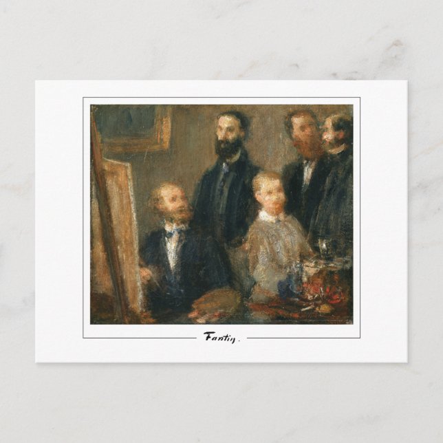 Postal Henri Fantin-Latour #5 - Postcard Bella Artes (Anverso)