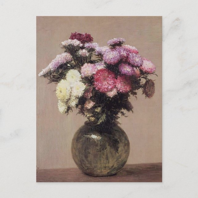 Postal Henri Fantin-Latour-Daisies (Anverso)
