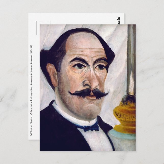 Postal Henri Rousseau - Autorretrato (Anverso / Reverso)