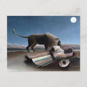 Postal Henri Rousseau, el durmiente Poster gitano