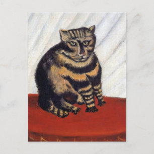 Postal Henri Rousseau - El gato tigre ( Le Chat Tigre )
