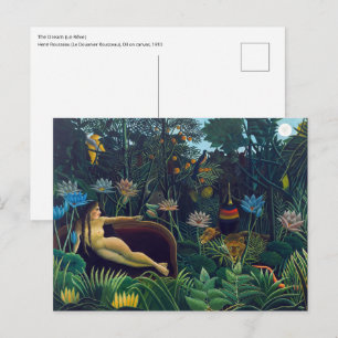 Postal Henri Rousseau - El Sueño / Le Reve