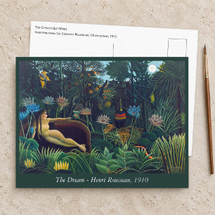 Postal Henri Rousseau - El Sueño / Le Reve