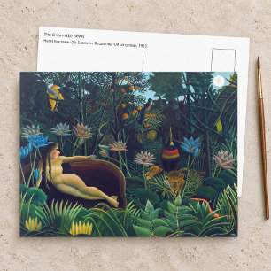 Postal Henri Rousseau - El Sueño / Le Reve